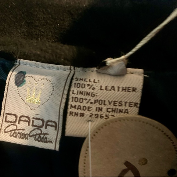 Damani Dada leather jacket, black suede - Picture 4 of 4